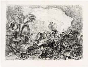 GIOVANNI B. PIRANESI Veduta della Piazza del Campidoglio.